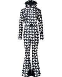 Perfect Moment - Skipak Met Capuchon En Pied-De-Poule Print - Lyst