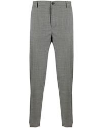 Dolce & Gabbana Plaid Tailored Trousers - Gray