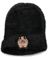 House of Errors - Logo-Embroidered Faux-Fur Beanie Hat - Lyst