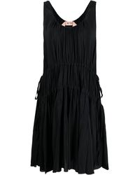 N°21 - Pleated Tiered Dress - Lyst