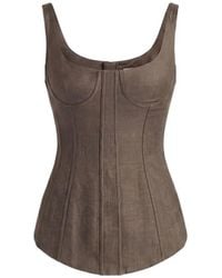 Monse - Sleeveless Corset Top - Lyst