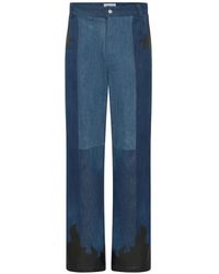 Marine Serre - Wide-Leg Jeans - Lyst