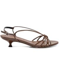 Aeyde - Amara Sandalen Mit Geknoteten Riemen - Lyst