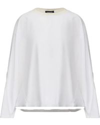 Fabiana Filippi - Ribbed-Trim Long-Sleeve T-Shirt - Lyst