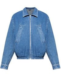 Marni - Denim Logo-Print Jacket - Lyst
