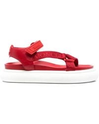 Moncler - Multi-Strap Flatform Sandals - Lyst