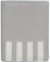 Thom Browne - Pebble-Grain 4-Bar Double Card Holder - Lyst