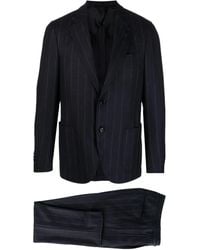 Lardini - Single-Breasted Pinstripe Suit - Lyst
