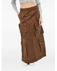 DIESEL - Jupe Longue O-Nita À Poches Cargo - Lyst