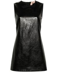 N°21 - Faux-leather Dress - Lyst