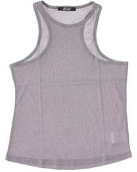 LA ROSE - Mesh Tank Top - Lyst