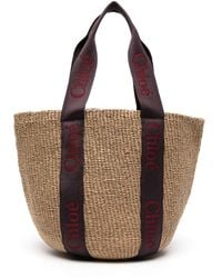 Chloé - Large Woody basket bag - Lyst