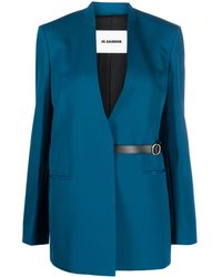 Jil Sander - Tailored Virgin Wool Blazer - Lyst