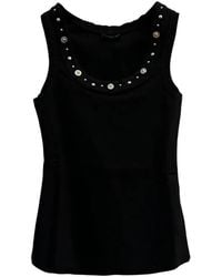 Versace - Sleeveless Tops - Lyst