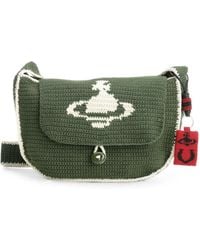 Vivienne Westwood - Lucky Halfmoon Crochet Shoulder Bag - Lyst