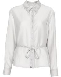 Low Classic - Tie-Waist Shirt - Lyst