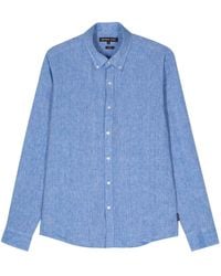 Michael Kors - Slub-texture Linen Shirt - Lyst