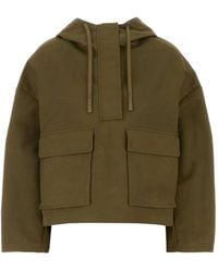 Herno - Hooded Flap-Pocket Oversized Jacket - Lyst