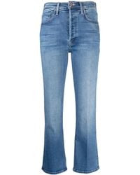 Mother - The Tripper クロップドジーンズ - Lyst