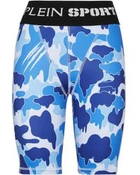 Philipp Plein - Camouflage-Print Logo-Waistband Leggings - Lyst