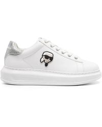 KARL LAGERFELD - K/Ikonik Kapri Leather Sneakers - Lyst