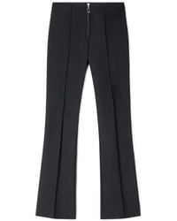 Sandro - Pleat And Zip Trousers - Lyst