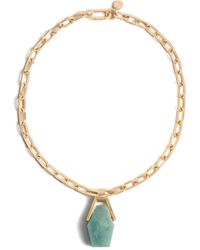 La DoubleJ - Portal Chain Geometric Necklace - Lyst