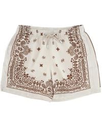 Mc2 Saint Barth - Gustavia Bandana Print Schwimmstämme - Lyst