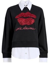 Cinq À Sept - Justina Sweater Verfraaid Met Kristallen - Lyst