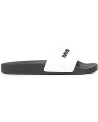 Balenciaga - Logo-Print Slides - Lyst