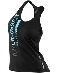 Reebok - Logo-Print Tank Top - Lyst