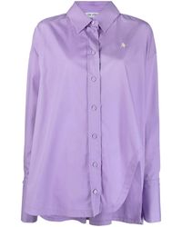 The Attico - Camicia Diana Con Orlo Asimmetrico - Lyst