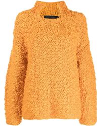 Proenza Schouler - Square-neck Chunky-knit Jumper - Lyst