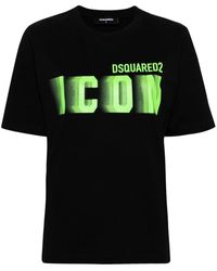 DSquared² - Icon Blur Easy Fit Tee - Lyst