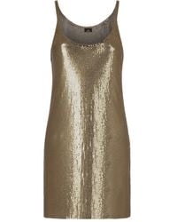 Rabanne - Chainmail-Embellished Mini Dress - Lyst