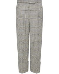 Thom Browne - Hunting Tweed Back-Strap Trousers - Lyst