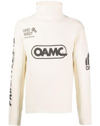OAMC - Ribbed-knit Wool Jumper - Lyst