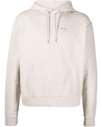 HELIOT EMIL - Panelled Organic Cotton Hoodie - Lyst