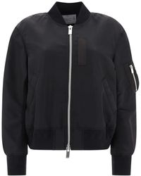 Sacai - Nylon Bomber Jacket - Lyst