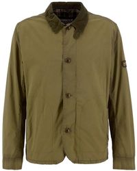 Barbour - Corduroy-Collar Cotton Jacket - Lyst