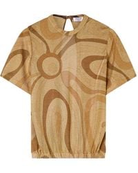 PUCCI - Marmo-Print Voile Top - Lyst