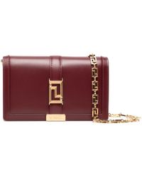 Versace - Greca Goddess Leather Mini Bag - Lyst