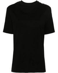 Jil Sander - Short-Sleeve Cotton T-Shirt With Logo - Lyst