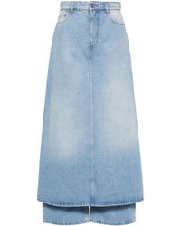 Jean Paul Gaultier - Overlapping-panel Straight Jeans - Lyst