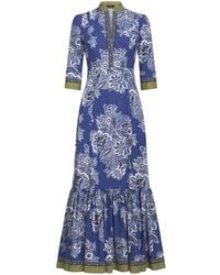 Etro - Bandana Bouquet Kleid - Lyst