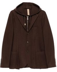 Eleventy - Hooded Wool Jacket - Lyst