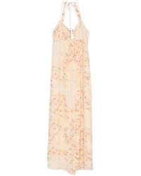 Ba&sh - Natz Kleid Mit Blumen-Print - Lyst