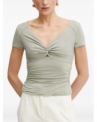 Guess - Charlotte Twisted T-Shirt - Lyst