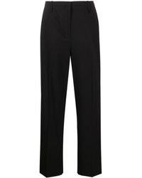 Ganni - Mid-rise Tailored Trousers - Lyst