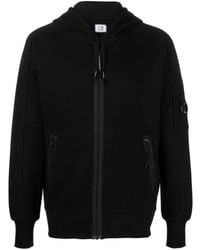 C.P. Company - Lens-detail Zipped-up Hoodie - Lyst